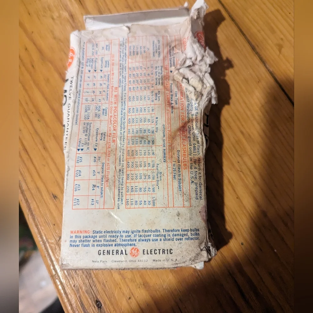 Vintage Flash M3 Bulbs